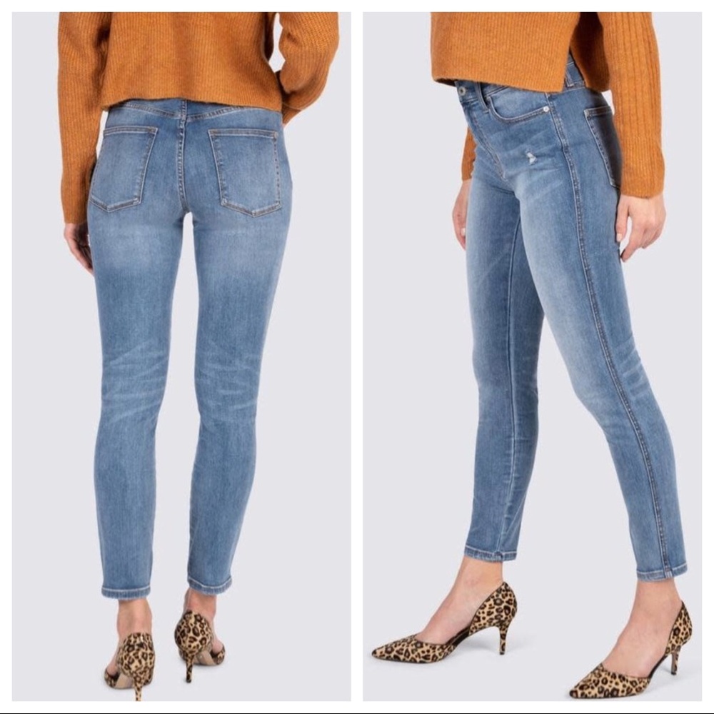 LILA RYAN SLOANE HIGH RISE SKINNY ANKLE JEAN 27P - Picture 4 of 13